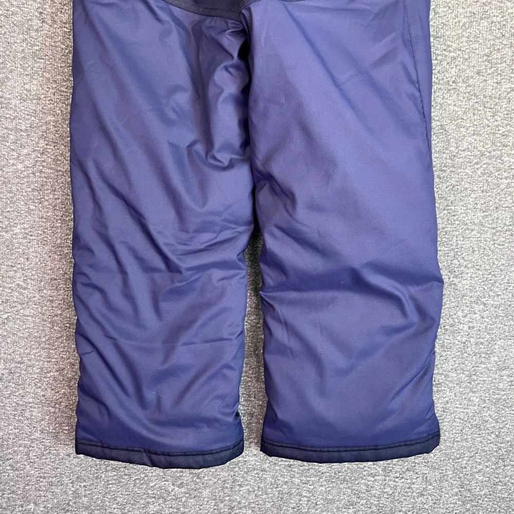 LL Bean‎ Snow Pants Kids Size 6X-7 Navy Blue Thinsulate Insulated Skiing Winter